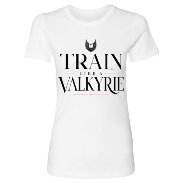 TRAIN LIKE A VALKYRIE - WOMEN'S FITTED T-SHIRT - $QFDD4S$ Thumbnail