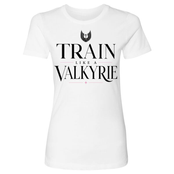 TRAIN LIKE A VALKYRIE - WOMEN'S FITTED T-SHIRT - $QFDD4S$ Thumbnail