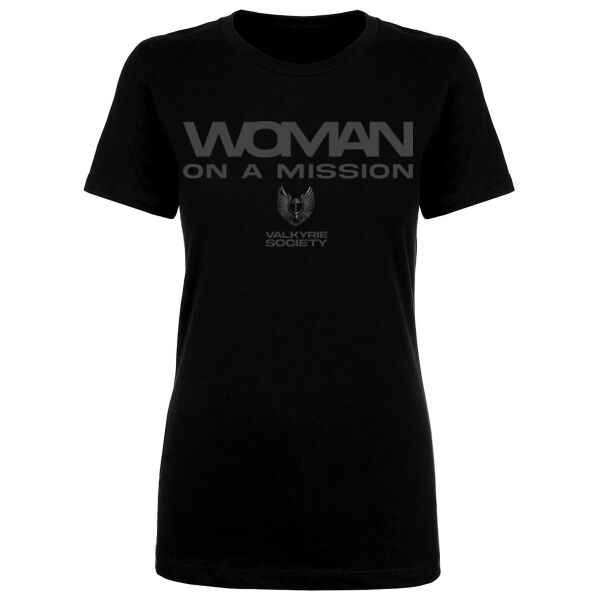 WOMAN ON A MISSION - WOMEN'S FITTED T-SHIRT - $ZQ2WHF$ Thumbnail